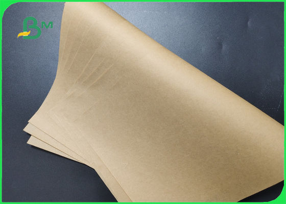 Wood Pulp 40gsm Food Grade Brown Kraft Paper For Packaging Non - toxic