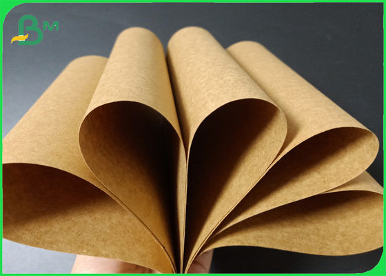 90g - 450g Wood Pulp Food Brown Kraft Paper Roll For Making Food Box