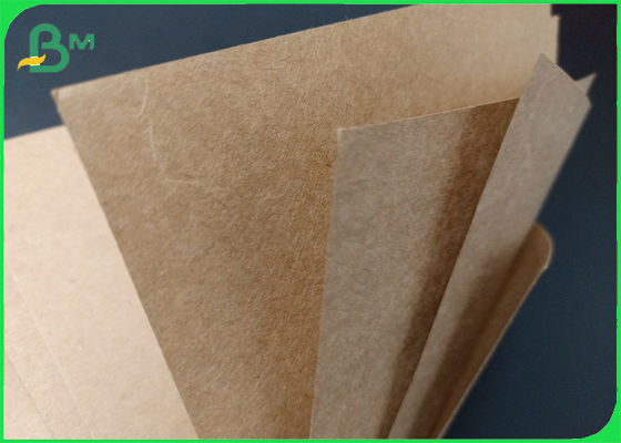 90g - 450g Wood Pulp Food Brown Kraft Paper Roll For Making Food Box