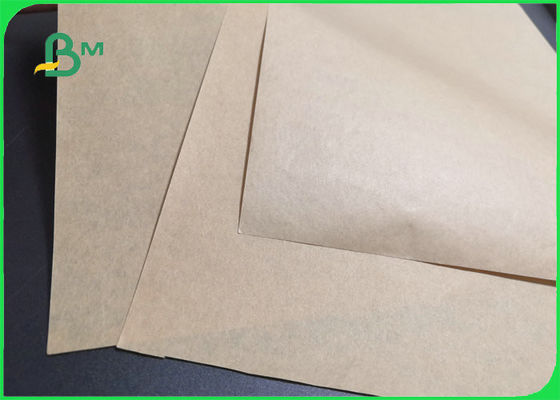 40g 50g Unbleached Food Grade Brown Kraft Paper For Food Packaging 1600mm