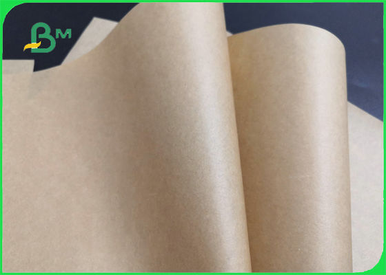 40g 50g Unbleached Food Grade Brown Kraft Paper For Food Packaging 1600mm