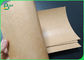 Food Grade Single Side PE Coated Brown Kraft Paper For French Fries Box