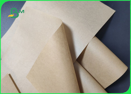 80gsm Food Grade Brown Kraft Paper Roll For Gift Boxes High Stiffness