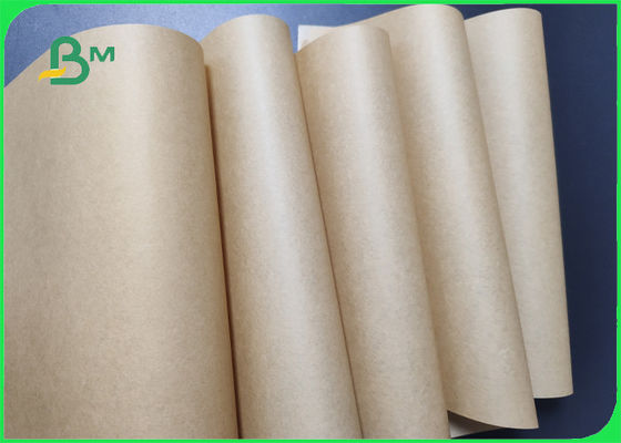 80gsm Food Grade Brown Kraft Paper Roll For Gift Boxes High Stiffness