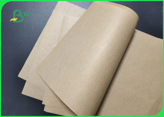 80gsm Food Grade Brown Kraft Paper Roll For Gift Boxes High Stiffness