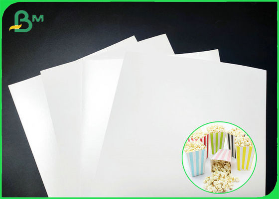 100% Vrigin Wood Pulp EU Approved 12g + 230gsm PE Coating FBB For Packaging Fried Food