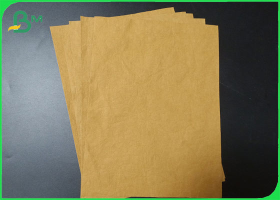 0.55mm Thickness Brown Washable Kraft Paper Roll For Making Handbags