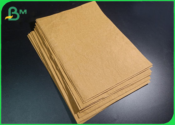 0.55mm Thickness Brown Washable Kraft Paper Roll For Making Handbags