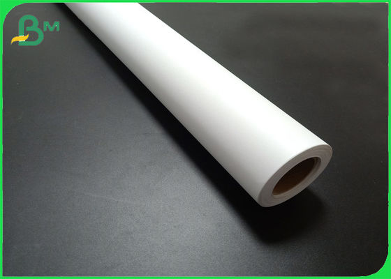 36 &quot; High Whiteness Smooth Plotter Paper Roll For Garment CAD Plotter