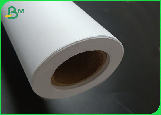 80g Uncoated CAD Engineering Plotter White Paper Roll For Inkjet Printing Papel 841mm 610mm