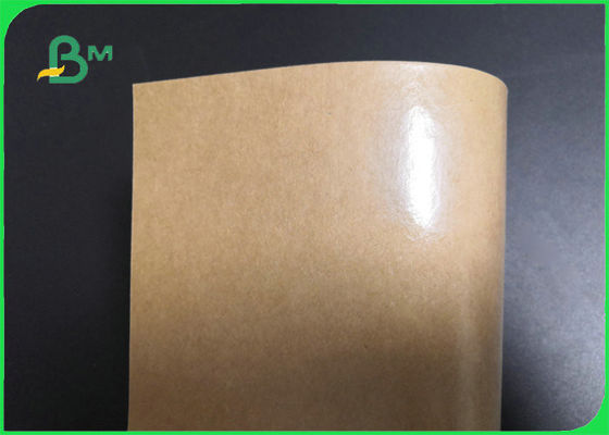 250gsm + 12g PE Brown Kraft Paper For Fruit Package Good Folding Resistance