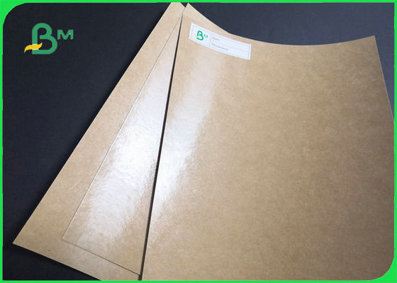 250gsm + 12g PE Brown Kraft Paper For Fruit Package Good Folding Resistance