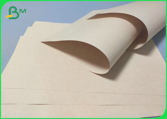 Food Grade Harmless 50g 250g Bamboo Pulp Brown Kraft Paper For Making Envelop