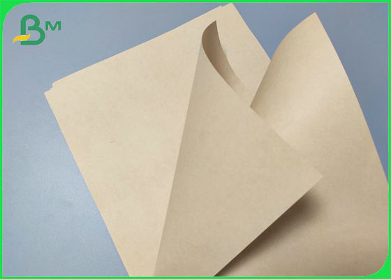 Food Grade Harmless 50g 250g Bamboo Pulp Brown Kraft Paper For Making Envelop