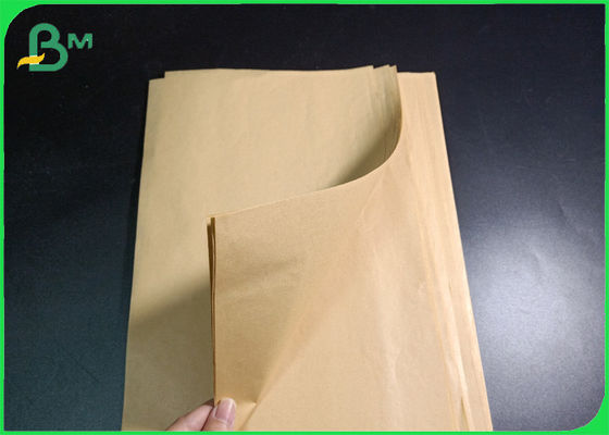 Recyclable Unbleached Bamboo Pulp Brown Kraft Paper For Bag Envelopes