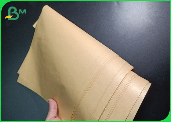 Recyclable Unbleached Bamboo Pulp Brown Kraft Paper For Bag Envelopes