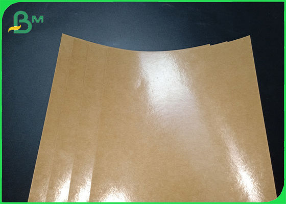 Waterproof PE Coating Brown Kraft Paper For Food Packaging Box