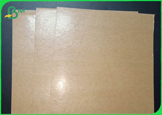 Waterproof PE Coating Brown Kraft Paper For Food Packaging Box