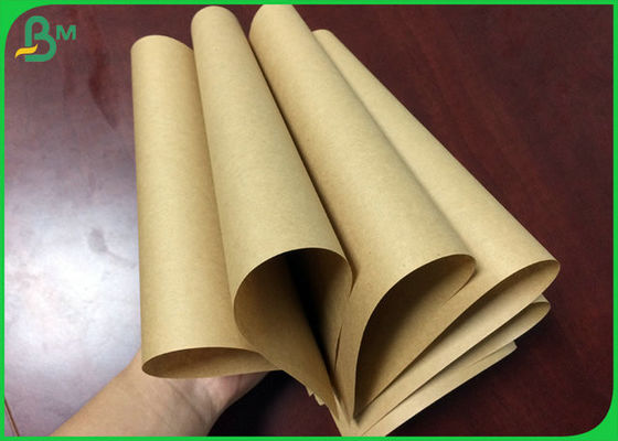 Recycled 70GSM Uncoated Brown Kraft Paper Roll For Making Envelope