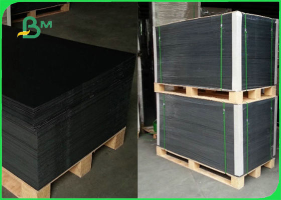 300gsm 350gsm Black Card Paper For Phone Boxes High Strength