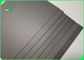 Eco - friendly 250gsm 300gsm Black Paper Roll For Label High Stiffness