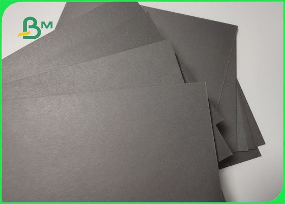 Eco - friendly 250gsm 300gsm Black Paper Roll For Label High Stiffness