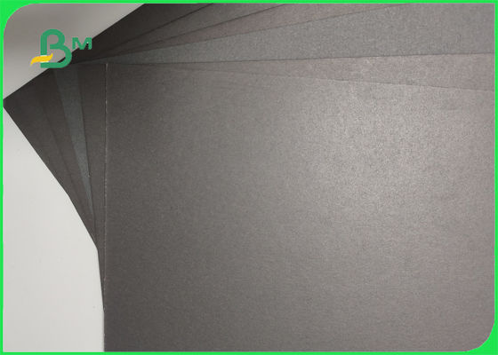 Eco - friendly 250gsm 300gsm Black Paper Roll For Label High Stiffness