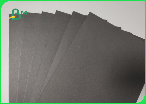 Virgin Pulp 400gsm 450gsm Black Paper Sheet For Hang Tag Smooth