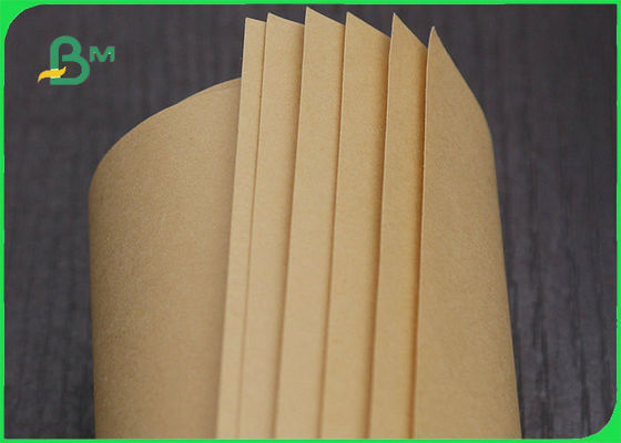 Good Stiffness Brown Kraft Paper Roll For Birthday Gift Wrapping 135gsm 170gsm