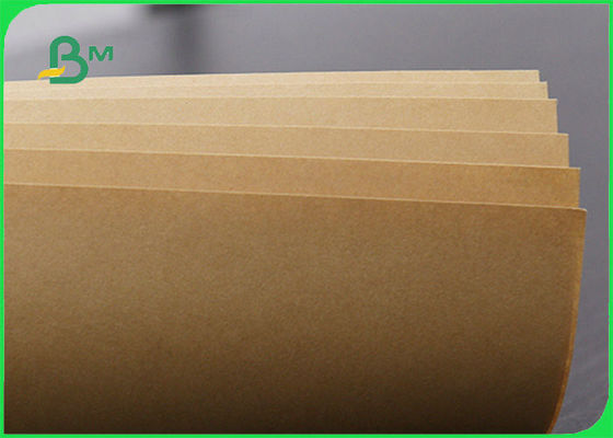 Good Stiffness Brown Kraft Paper Roll For Birthday Gift Wrapping 135gsm 170gsm