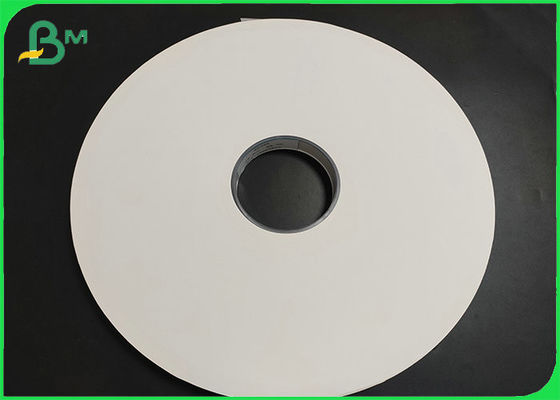29mm 32mm Eco Friendly 28g White Kraft Paper Rolls For Wet resistant Straw Packaging