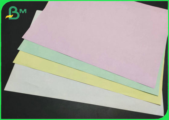 Wood Pulp Color Stable Carbonless Copy Paper 48gsm 50gsm For Bill Printing