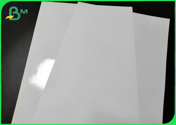 Water Resiatance High Glossy white Mirror Cast Coated Paper For Labels Printing