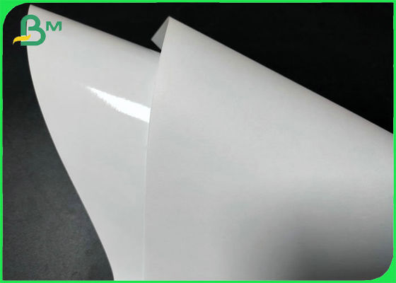 Water Resiatance High Glossy white Mirror Cast Coated Paper For Labels Printing