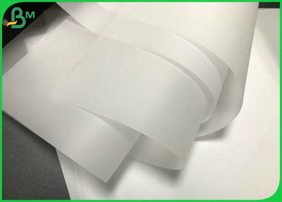 CAD Plotter Printing 50gsm 73gsm transparent Tracing Paper Roll for engineer drawing