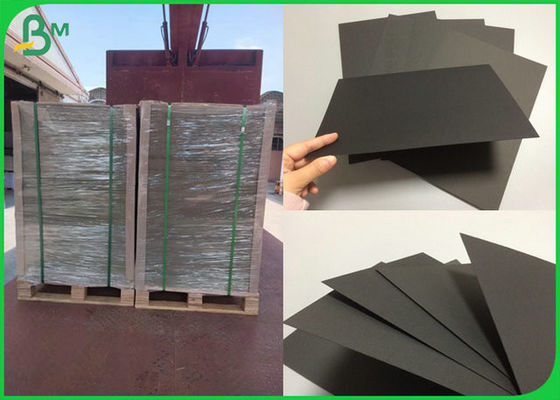 400gsm 500gsm Virgin Pulp Black Cardboard 31inch 43inch Width Roll