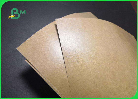 Food Packing PE Coated Kraft Paper 135gsm to 350gsm  High Tear Resistance