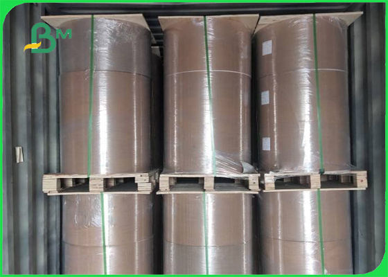 Food Packing PE Coated Kraft Paper 135gsm to 350gsm  High Tear Resistance