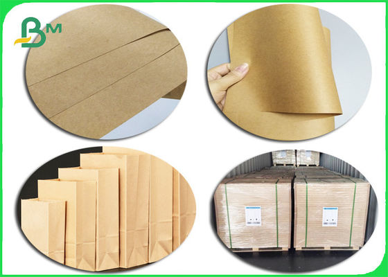 Food Safe Brown Kraft Paper Waterproof Food Packing 70 - 150gsm