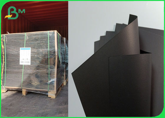 Uncoated Strong Soild Black Cardboard Sheets With 250gsm 300gsm