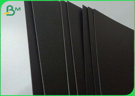 Uncoated Strong Soild Black Cardboard Sheets With 250gsm 300gsm