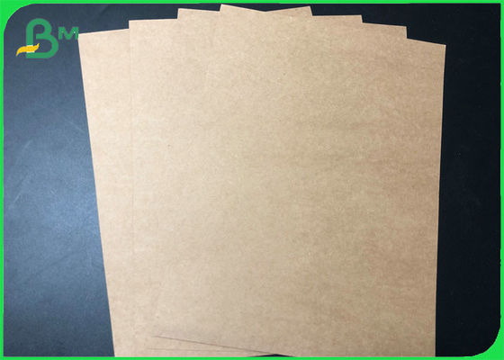 Uncoated FDA Approved Kraft Paper Rolls For Making Moisture Proof Fast Food Boxes