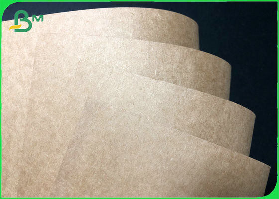 Uncoated FDA Approved Kraft Paper Rolls For Making Moisture Proof Fast Food Boxes