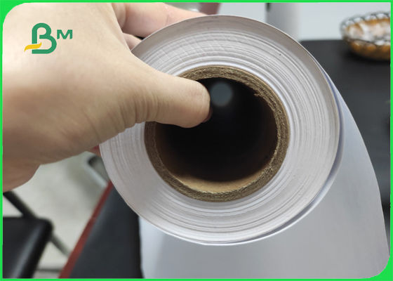 20LB 24inch Width Bright White CAD Inkjet And Engineering Bond Paper Roll