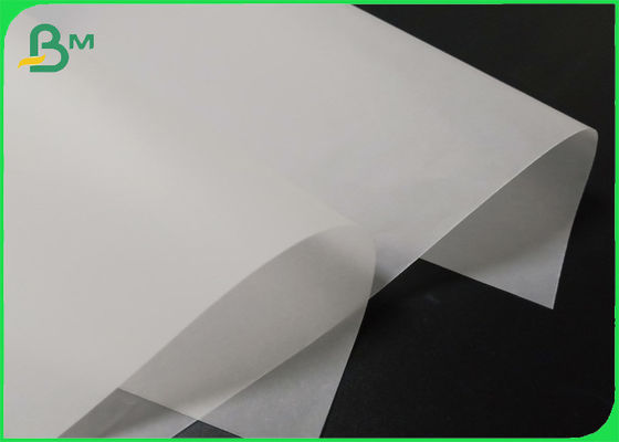 Lightweight White Semi - Transparent Tracing Paper Roll 50gsm - 90gsm