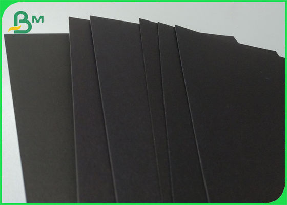 Fold Resistance Black Cardboard Paper Sheets A4 Size With Jet Black