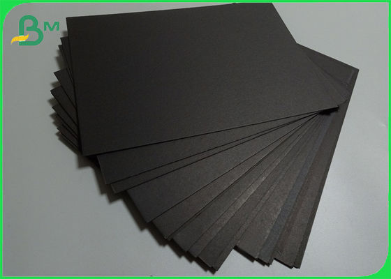 Fold Resistance Black Cardboard Paper Sheets A4 Size With Jet Black