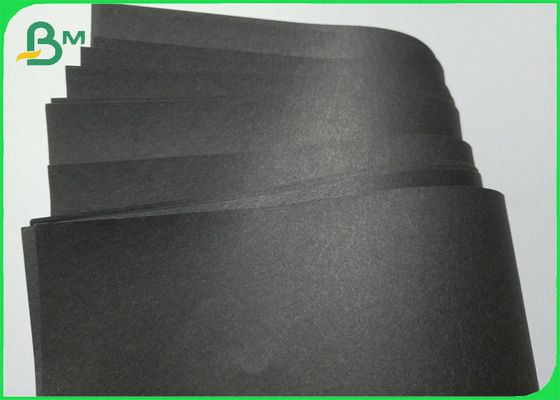 Fold Resistance Black Cardboard Paper Sheets A4 Size With Jet Black