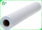 24 Inch 35 Inch White Uncoated Wide Format Paper Rolls For CAD Plotter Printing
