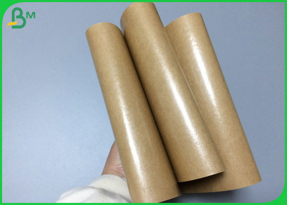 300g + 15g PE Greaseproof Kraft Liner Brown Color With 31inch 59inch  Wide